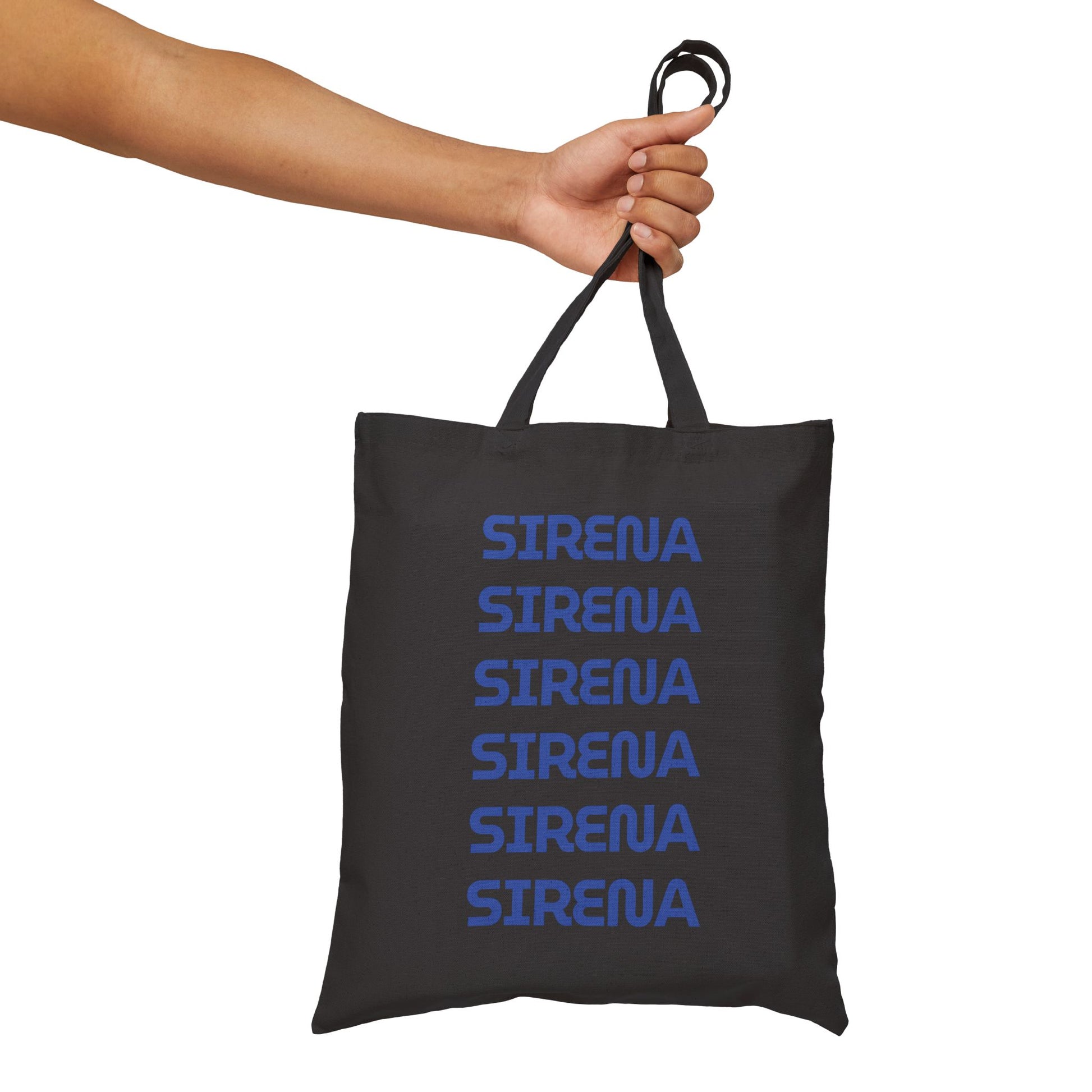 'Sirena' Multi-Logo Cotton Canvas Tote Bag