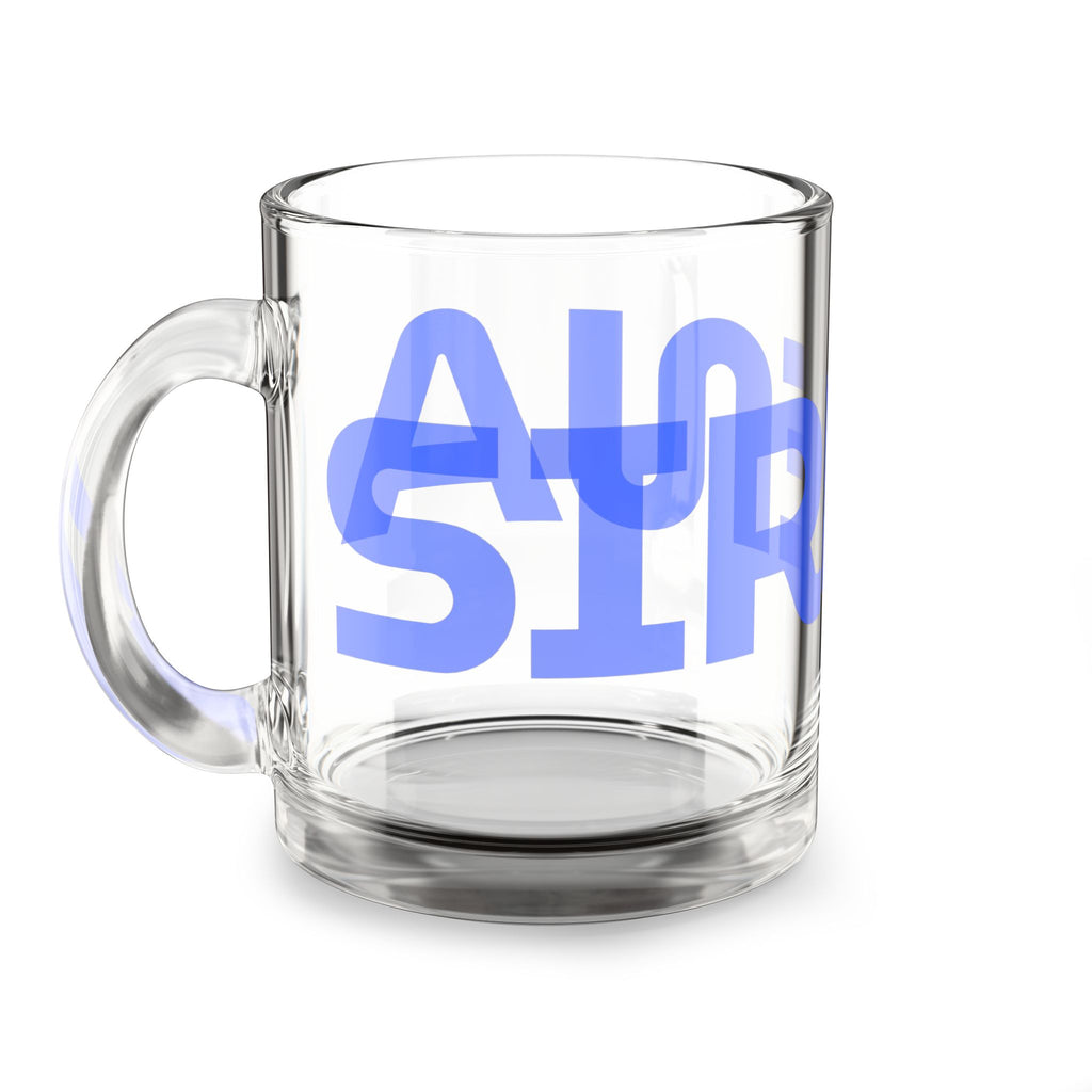 'Sirena' Glass Mug for Coffee Lovers