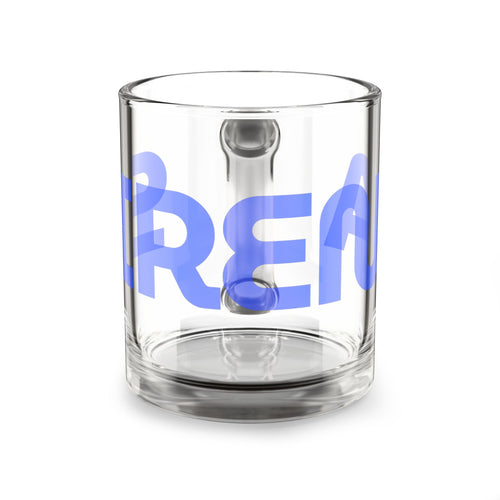 'Sirena' Glass Mug for Coffee Lovers