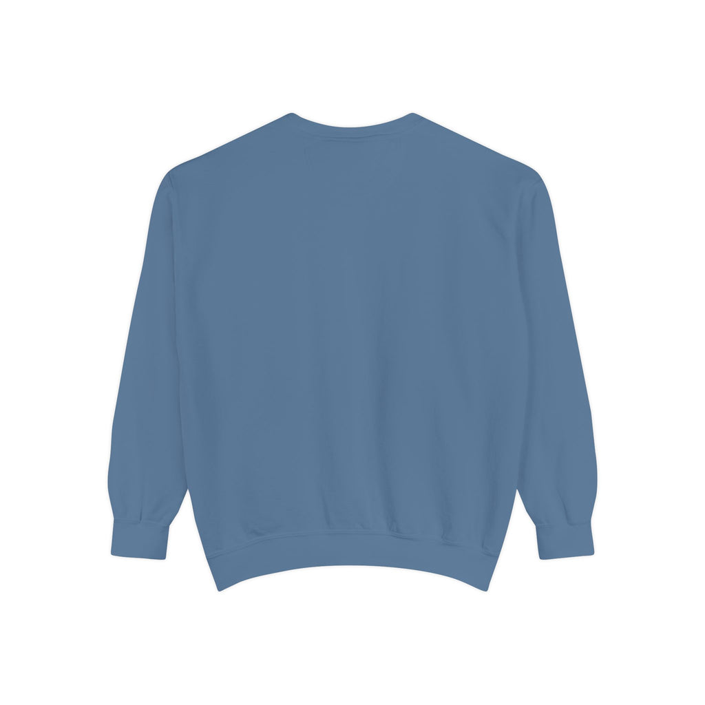 'Sirena' Embroidered Logo Unisex Garment-Dyed Sweatshirt
