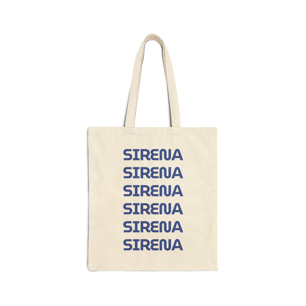 'Sirena' Multi-Logo Cotton Canvas Tote Bag