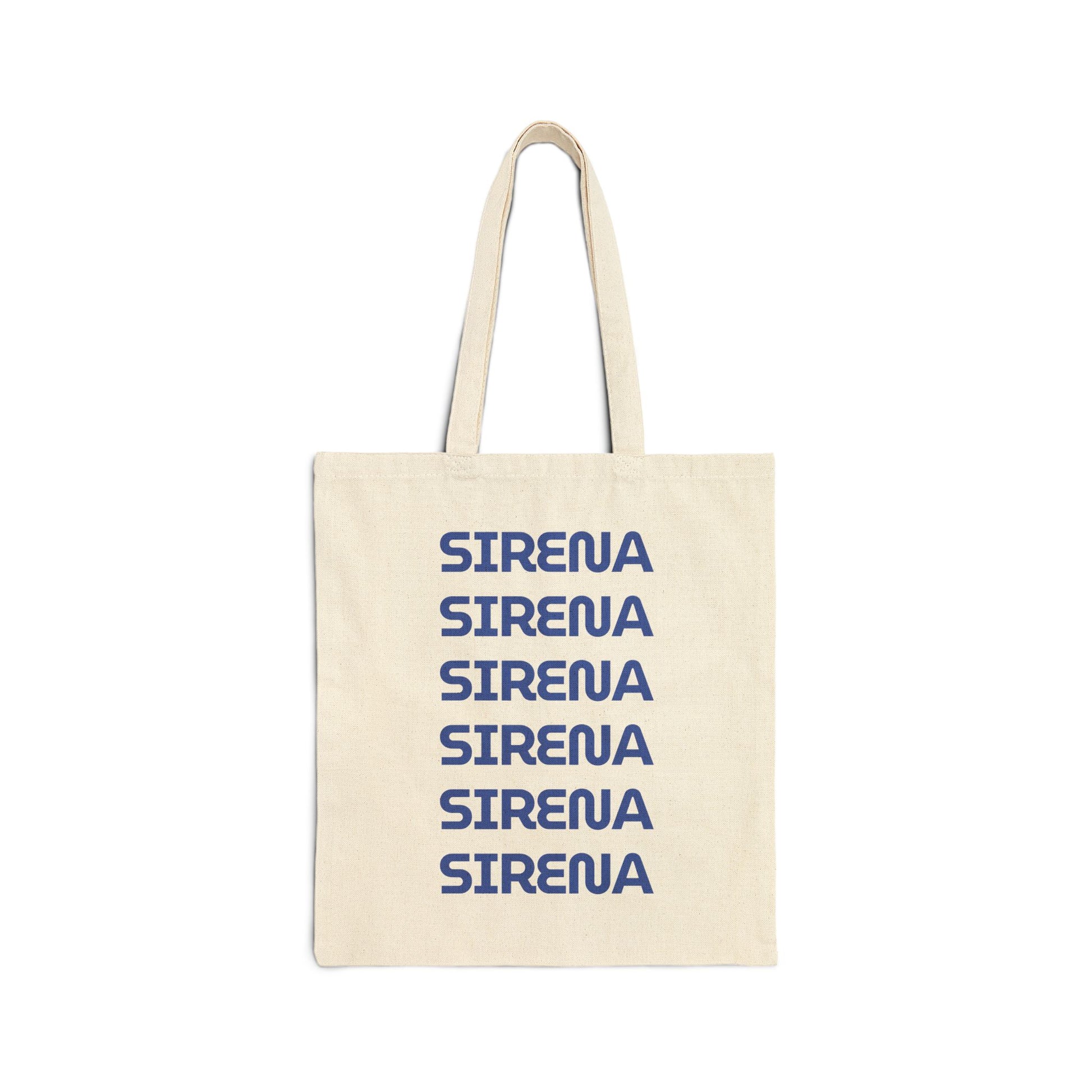 'Sirena' Multi-Logo Cotton Canvas Tote Bag