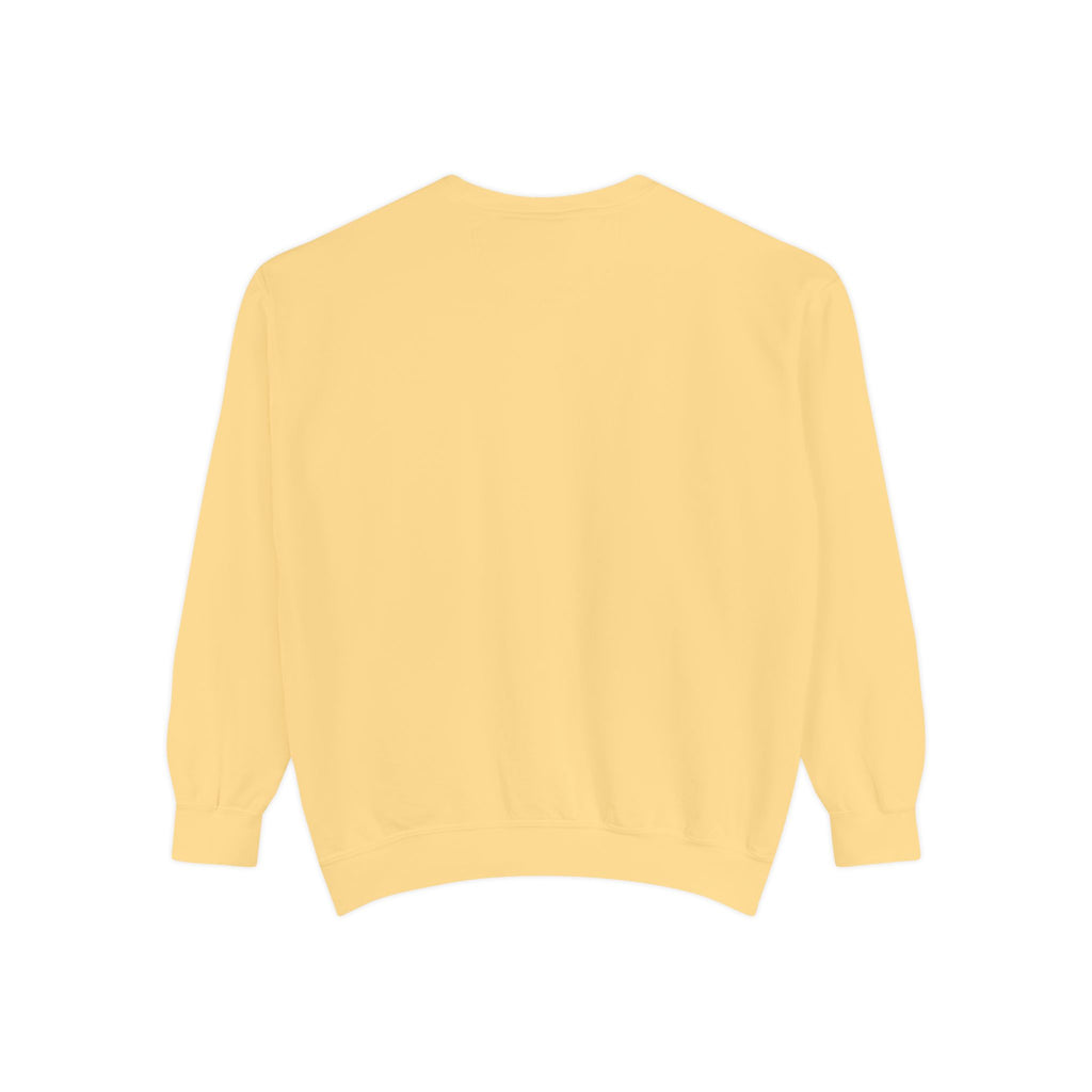 'Sirena' Embroidered Logo Unisex Garment-Dyed Sweatshirt
