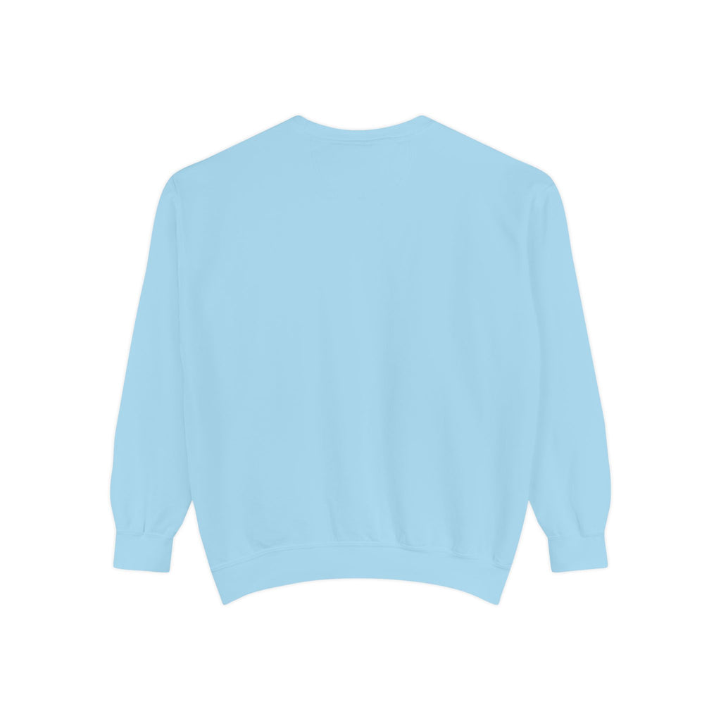 'Sirena' Embroidered Logo Unisex Garment-Dyed Sweatshirt