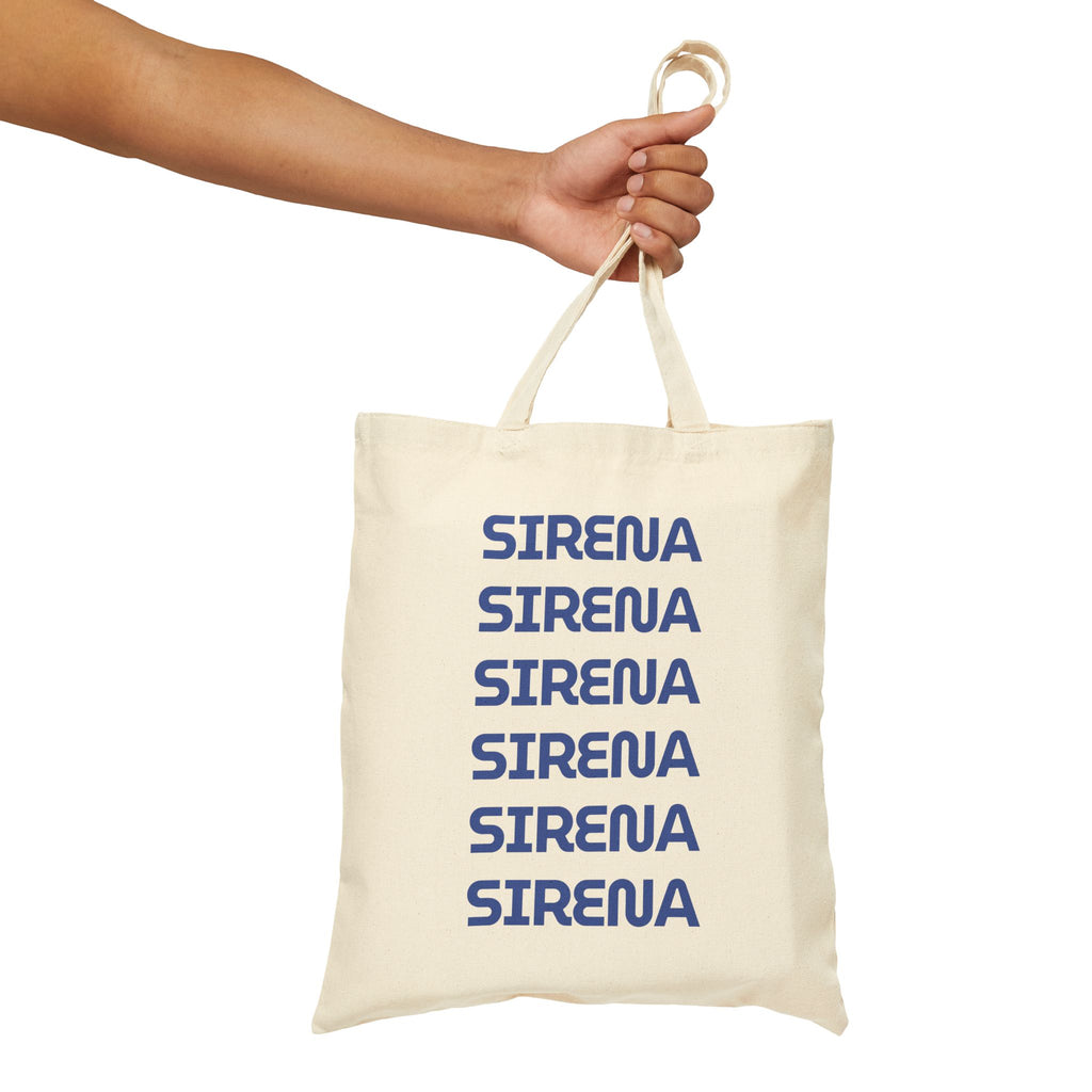 'Sirena' Multi-Logo Cotton Canvas Tote Bag