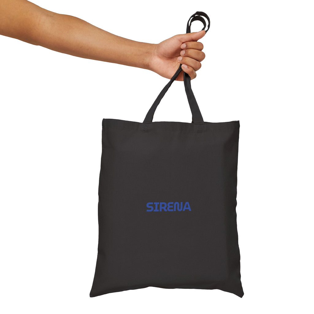 'Sirena' Logo Cotton Canvas Tote Bag
