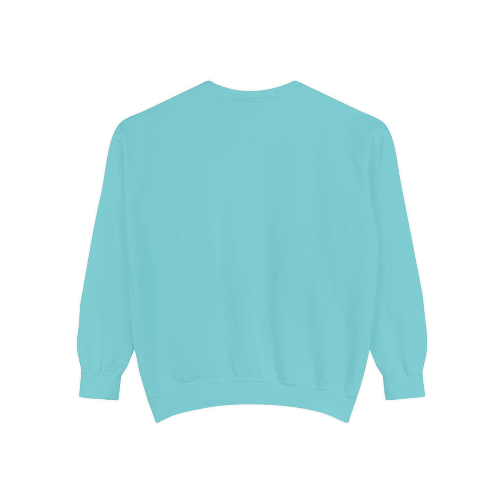 'Sirena' Embroidered Logo Unisex Garment-Dyed Sweatshirt