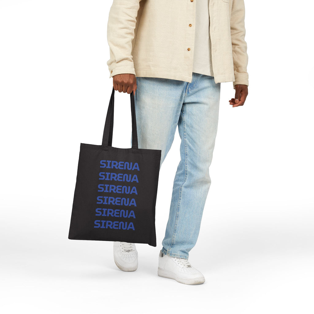 'Sirena' Multi-Logo Cotton Canvas Tote Bag