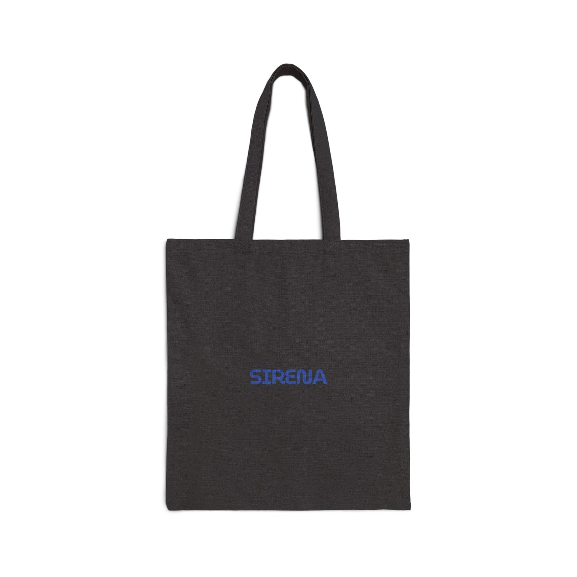 'Sirena' Logo Cotton Canvas Tote Bag